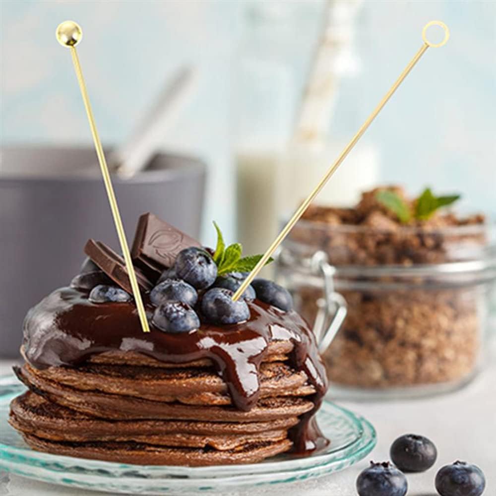SEIWEI 10 piezas de alimentos picks fruta tenedor verduras cóctel postre picks acero inoxidable fiesta barbacoa cena cocina accesorios reutilizables