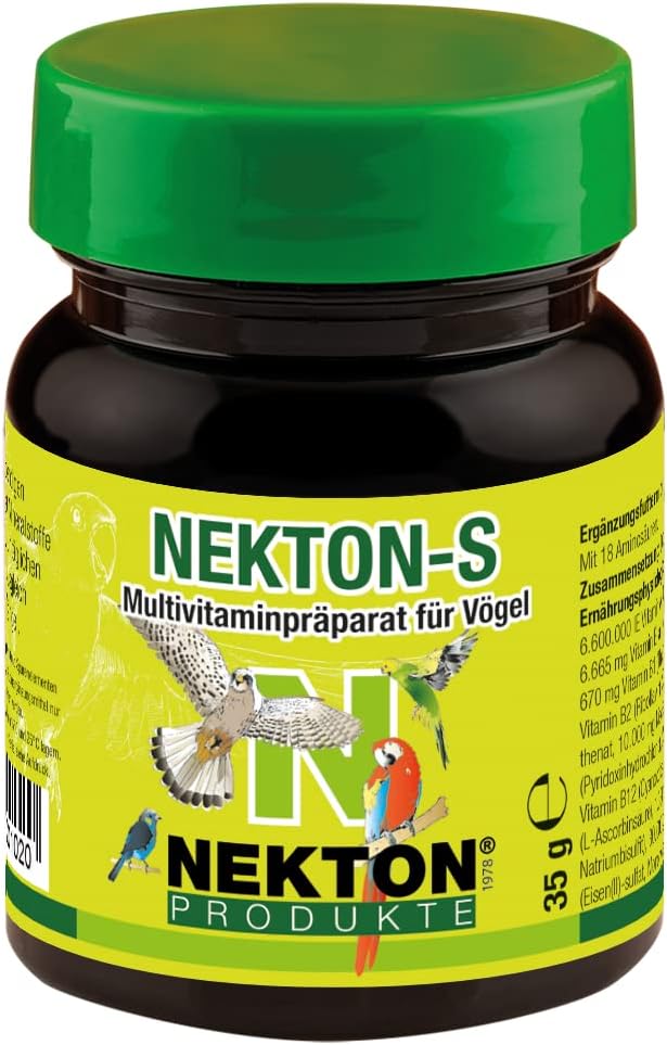 Nekton -S Multi-Vitamina para Aves, 35gm, (1.23 onzas)