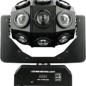 Luces de fiesta portátiles para DJ, luces LED de cabeza móvil de ojo de abeja 18X12W RGBW 4in1 Luz de escenario profesional Whirlwind Par DJ Beam Luces de fiesta portátiles para DJ, luces LED de cabeza móvil de ojo de abeja 18X12W RGBW 4in1 Luz de escenario profesional Whirlwind Par DJ Beam