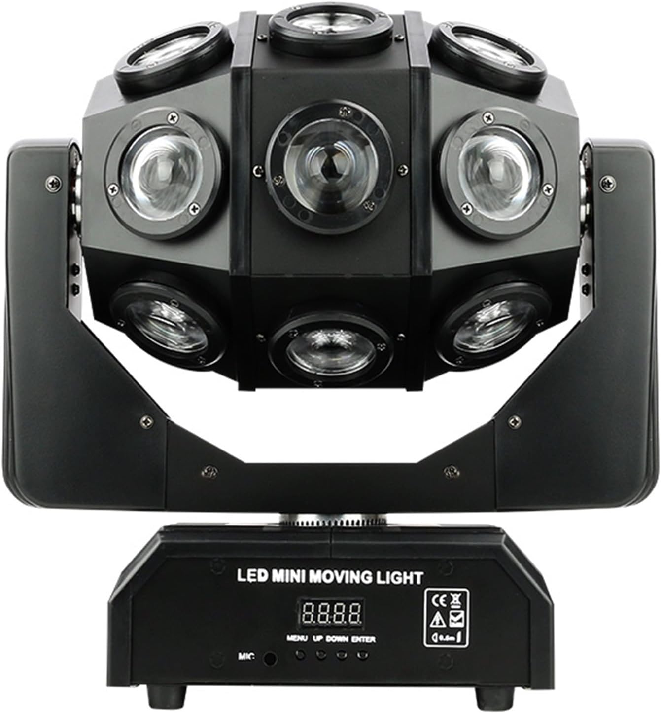 Luces de fiesta portátiles para DJ, luces LED de cabeza móvil de ojo de abeja 18X12W RGBW 4in1 Luz de escenario profesional Whirlwind Par DJ Beam