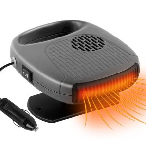 Calentador de coche de 12 V 120 W, encendedor de cigarrillos enchufable, ventilador de parabrisas portátil 2 en 1 con calentador de coche de alta Calentador de coche de 12 V 120 W, encendedor de cigarrillos enchufable, ventilador de parabrisas portátil 2 en 1 con calentador de coche de alta