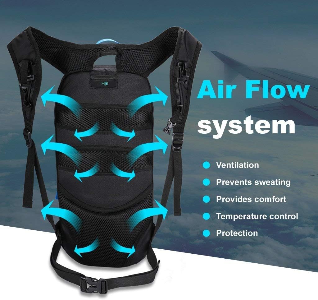 Mochila de bicicleta pequeña de ciclismo de montaña ligera de 6 litros – MTB ciclismo, senderismo, esquí, bicicleta de nieve, snowboard