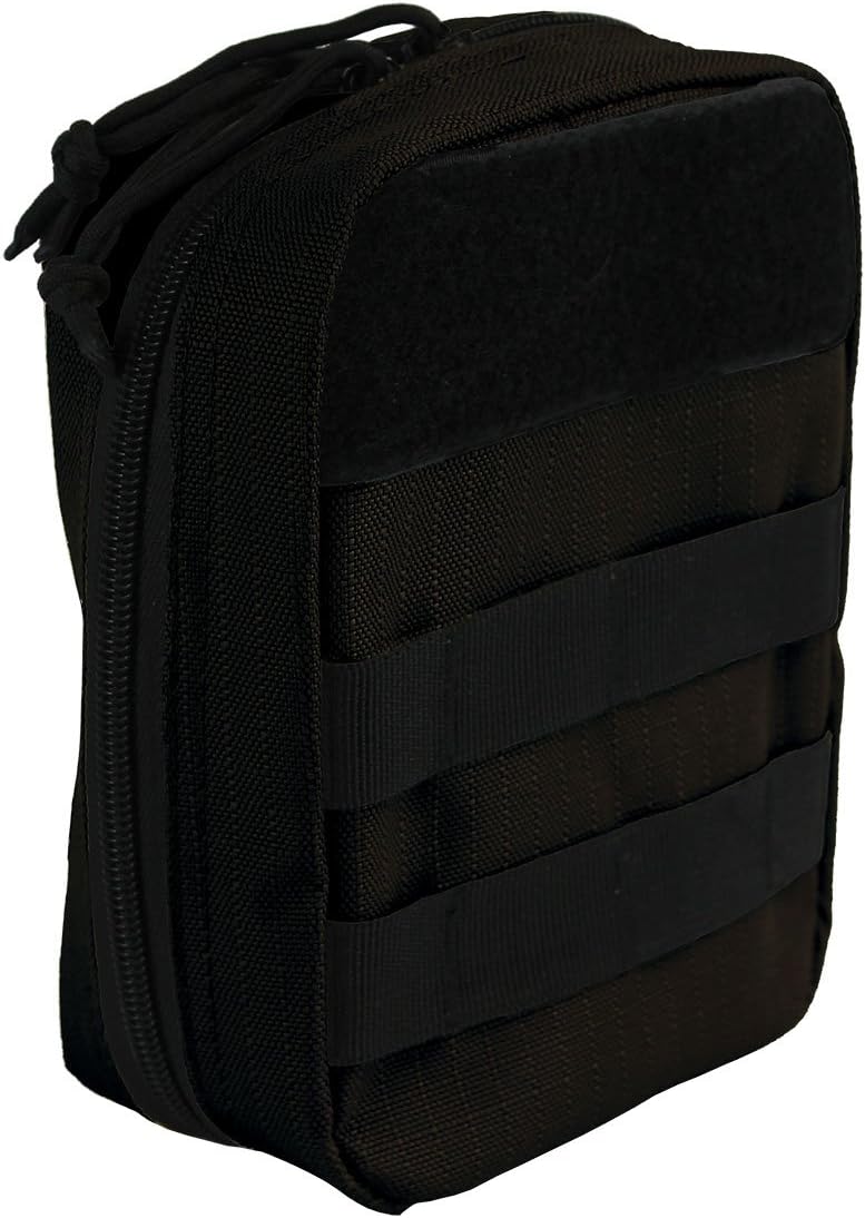Lightning X Trauma & Bleeding Control Kit de primeros auxilios individual con bolsa táctica MOLLE IFAK – Negro