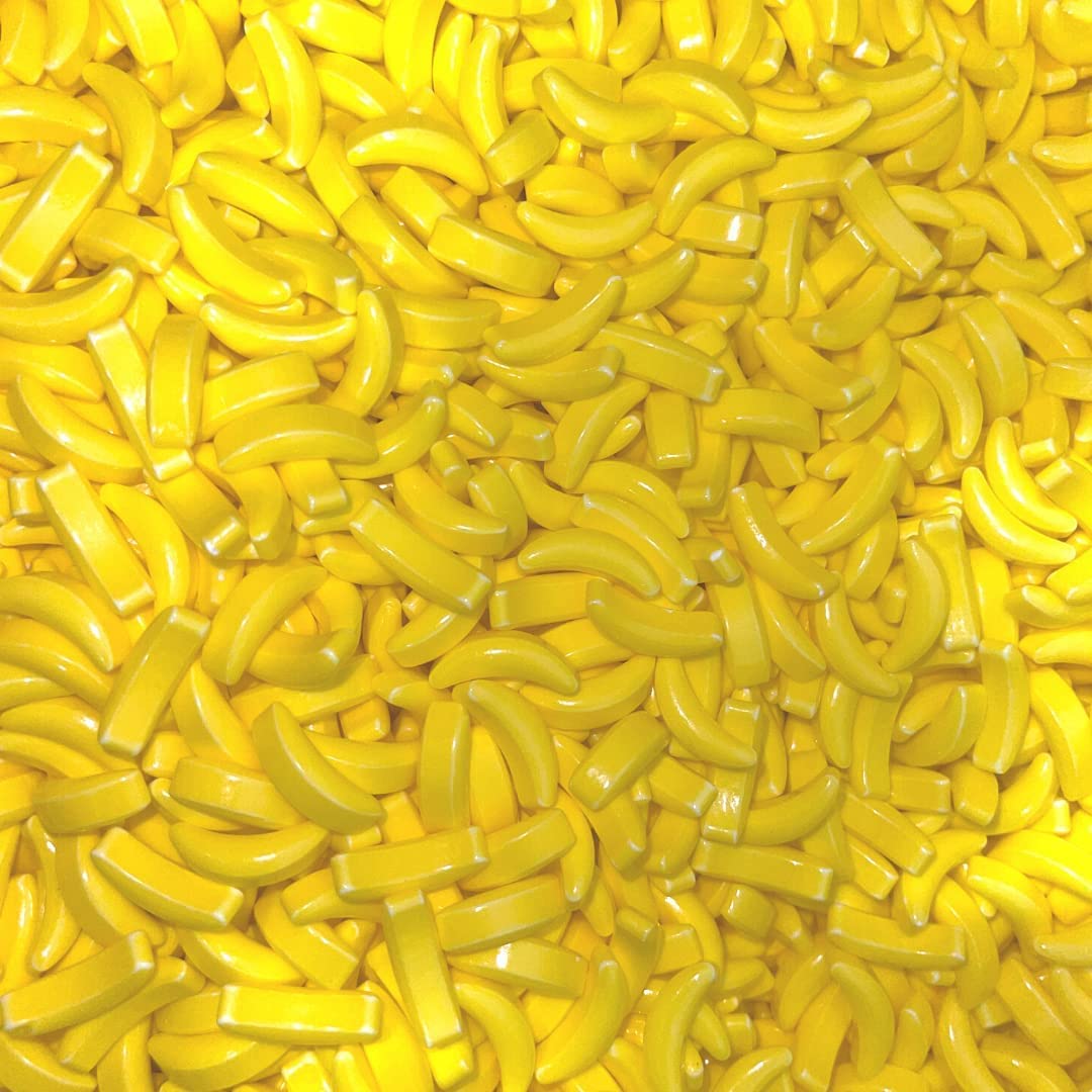 Bayside Candy Cabezales de plátanoplátano tontobananaramacaramelo duro de plátanocaramelo de plátano amarillo (1 libra)
