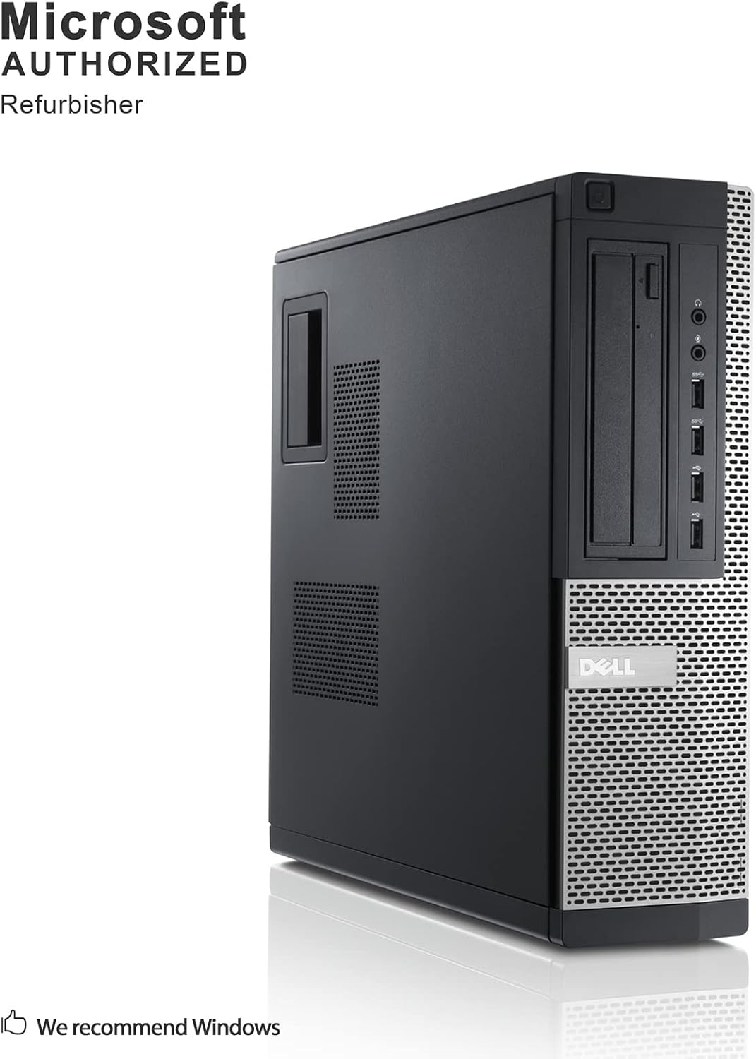 Dell Computadora de sobremesa Optiplex 9010, Intel Core i5 3.2 GHz, 16 GB de RAM, 1 TB SATA HDD, teclado y ratón, Wi-Fi, HDMI, DVD-ROM, Windows 10