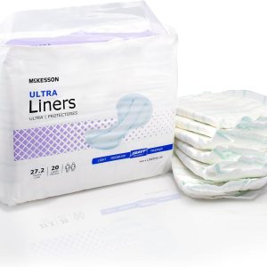 McKesson Ultra – Revestimientos para incontinencia Absorción pesada, contorneados, unisex, para adultos, talla única, 27 15 pulgadas de largo, 20 McKesson Ultra – Revestimientos para incontinencia Absorción pesada, contorneados, unisex, para adultos, talla única, 27 15 pulgadas de largo, 20