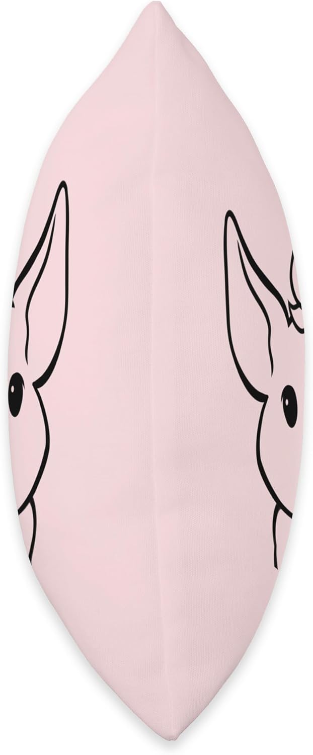 Cute Sow – Almohada de cerdo con diseño de cerdo, 18 x 18 pulgadas, multicolor