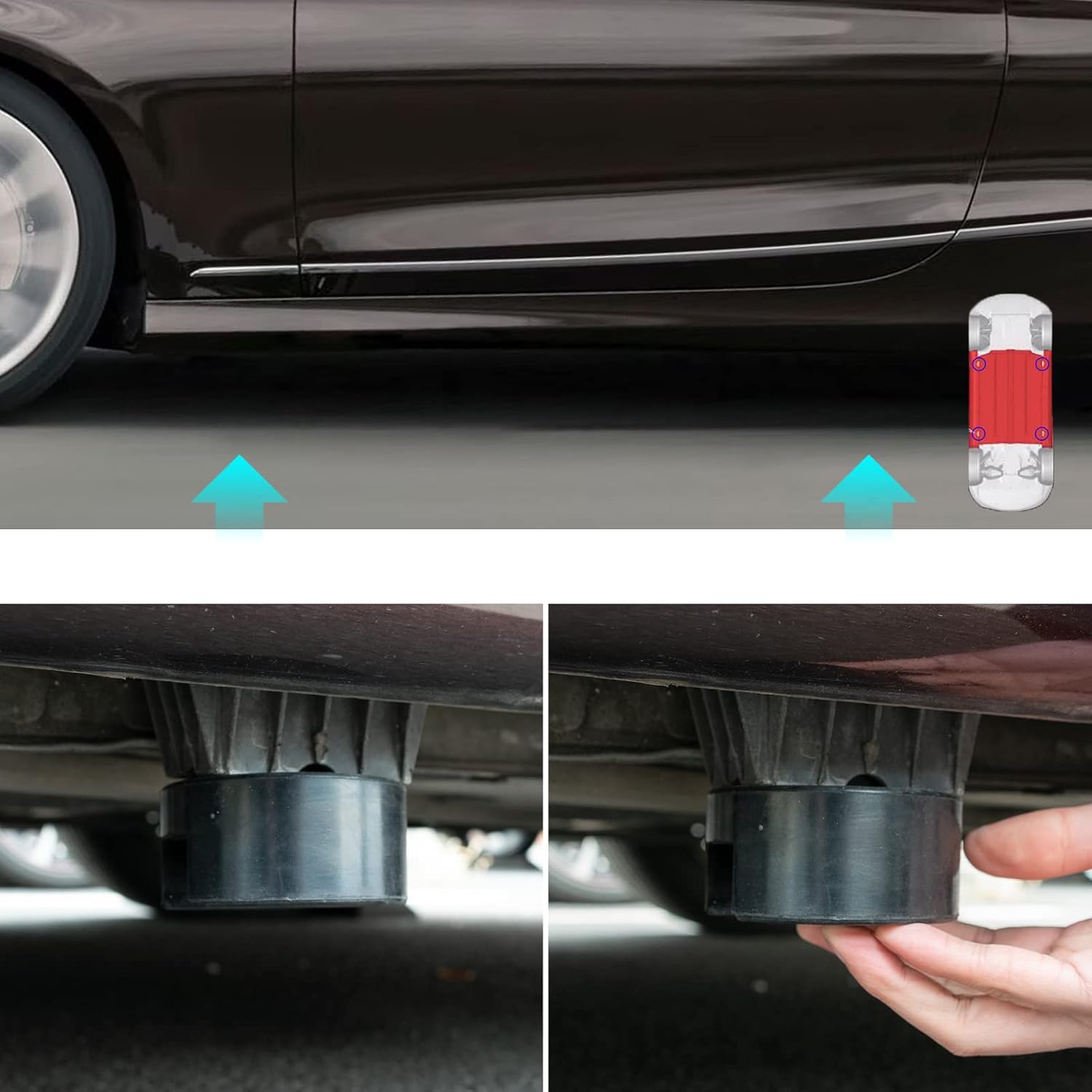 Adaptador de soporte para eje de coche, para BMW 3 4 5 Series E46 E90 E39 E60 E91 E92 X1 X3 X5