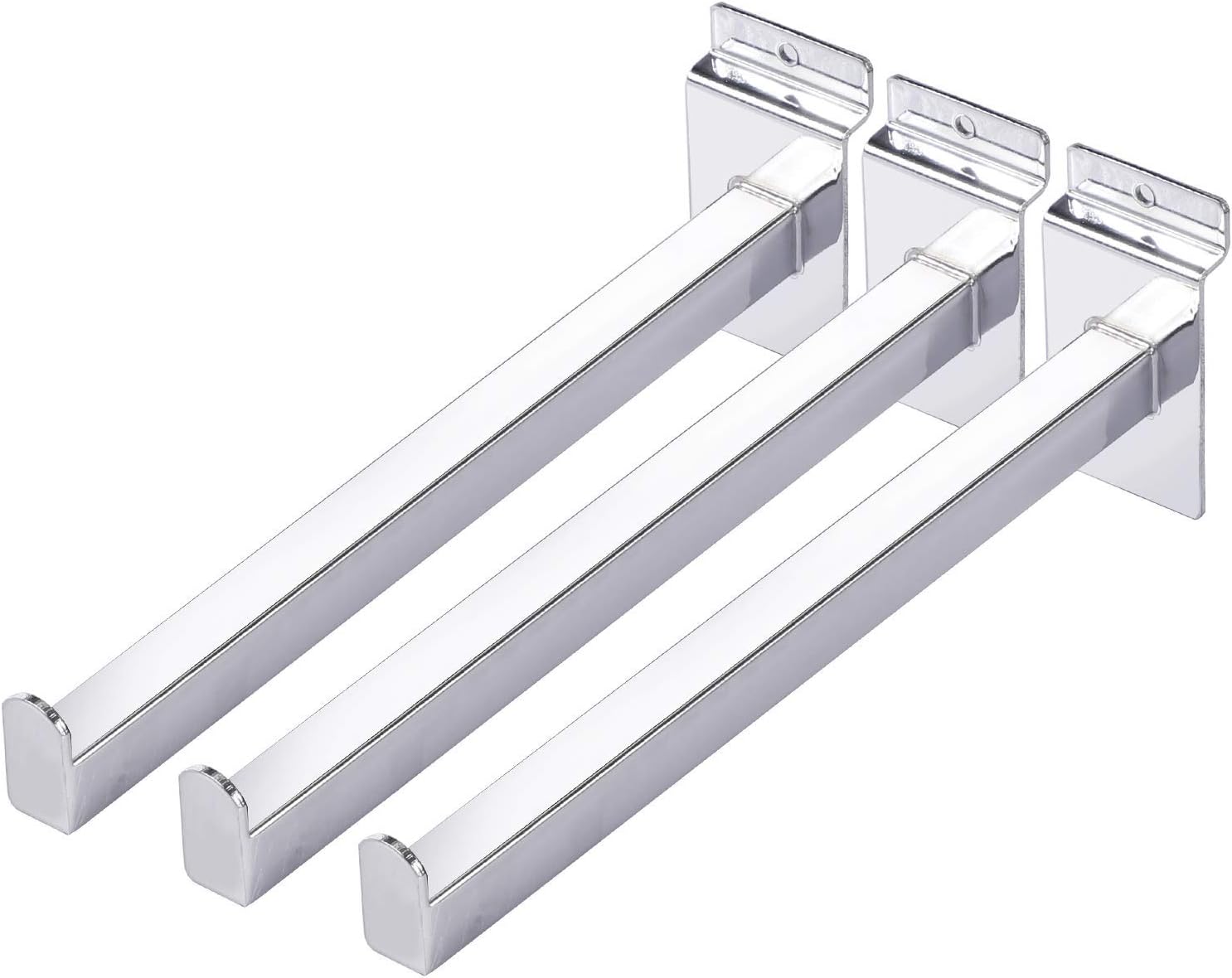 KEILEOHO 12 soportes de estante resistentes, 10 pulgadas, soportes de ángulo de estante industrial, soportes de estante de hierro para andamios,