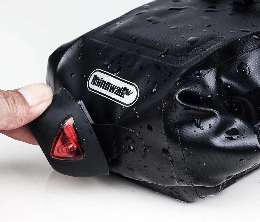 Rhinowalk Sillín de bicicleta, bolsa impermeable para bicicleta debajo del asiento, bolsa de asiento de bicicleta de montaña resistente a la lluvia