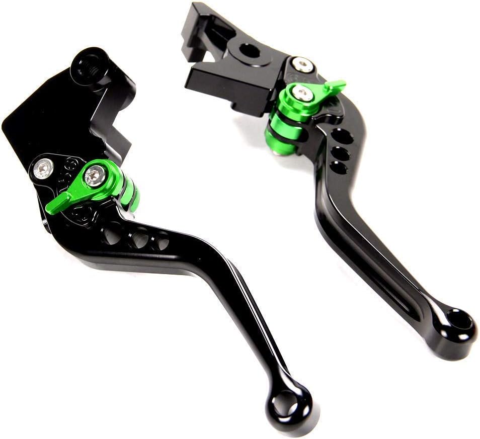 motor-mh Palancas de embrague de freno ajustables para Kawasaki ZZR600 1990-2004, ZX9R 1998-1999, Ninja EX650 650R (ER-6f ER-6n) 2006-2008, Z750S