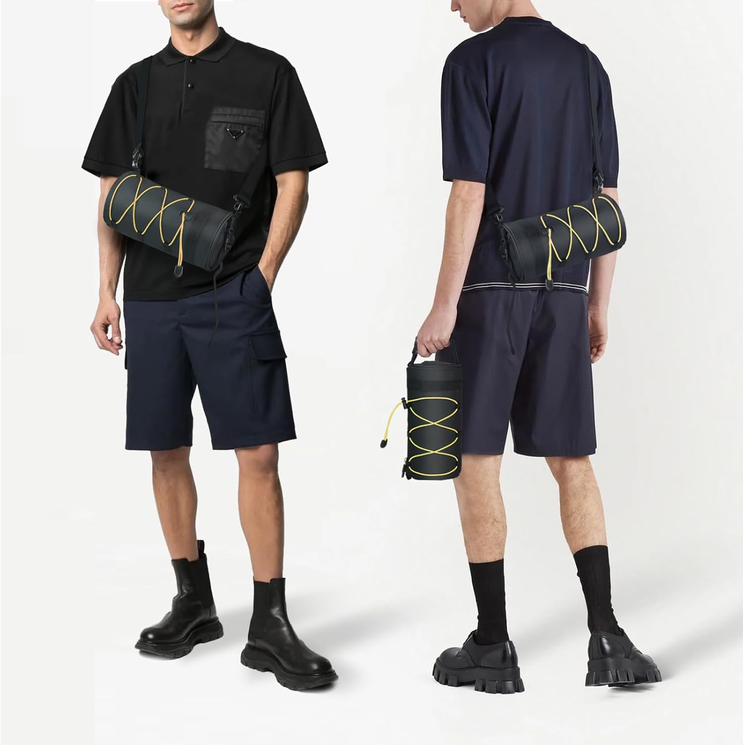 Bolsa para manillar, bolsas de bicicleta para bicicletas, bolsa de marco de bicicleta, bolsa de almacenamiento para bicicleta con cremallera