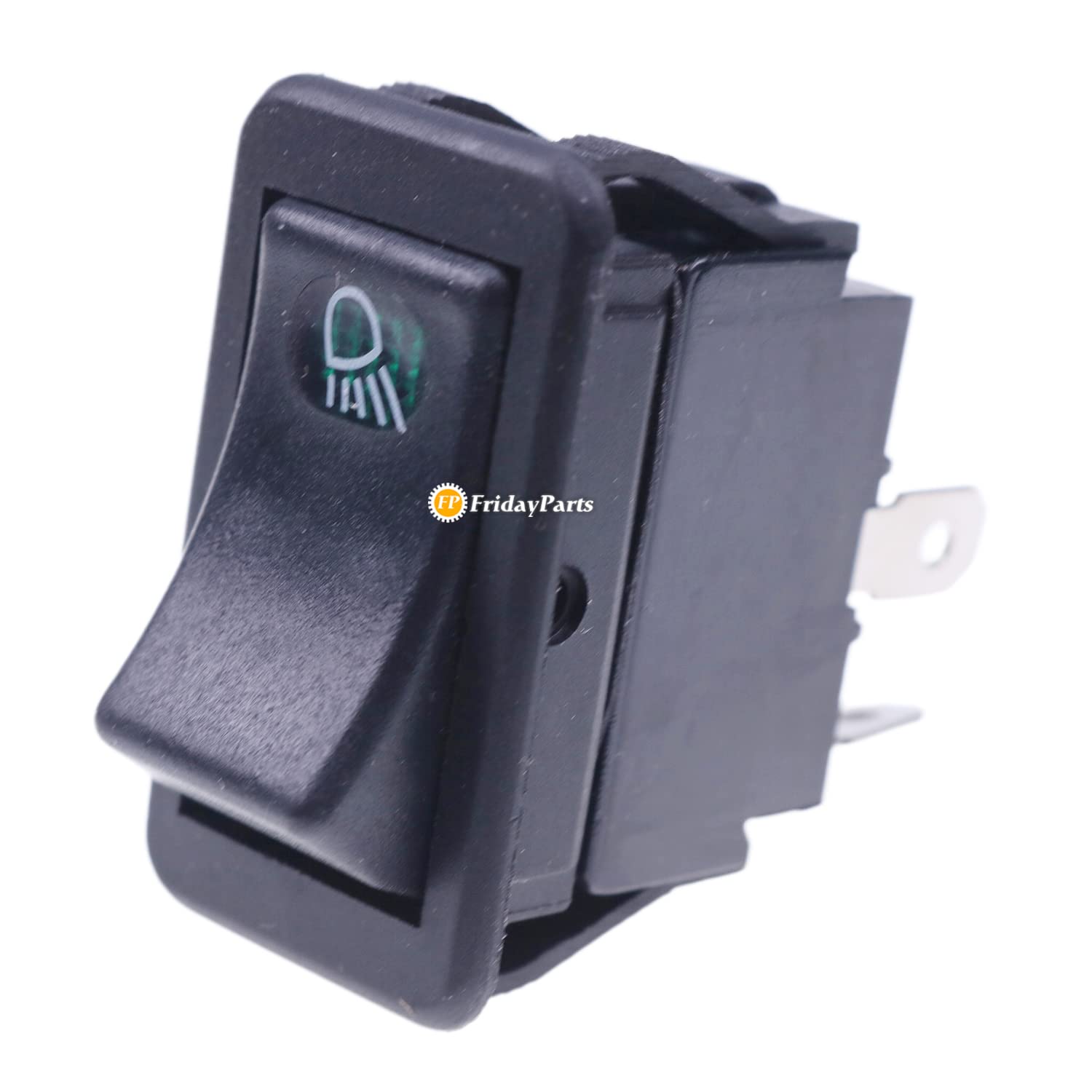 FridayParts – Interruptor basculante 133715A1 compatible con CASE 570LXT 570MXT 586H 588H 580L 580SM 580SL 750K 590SL 590L 585G 586G 590SM 650K 580K