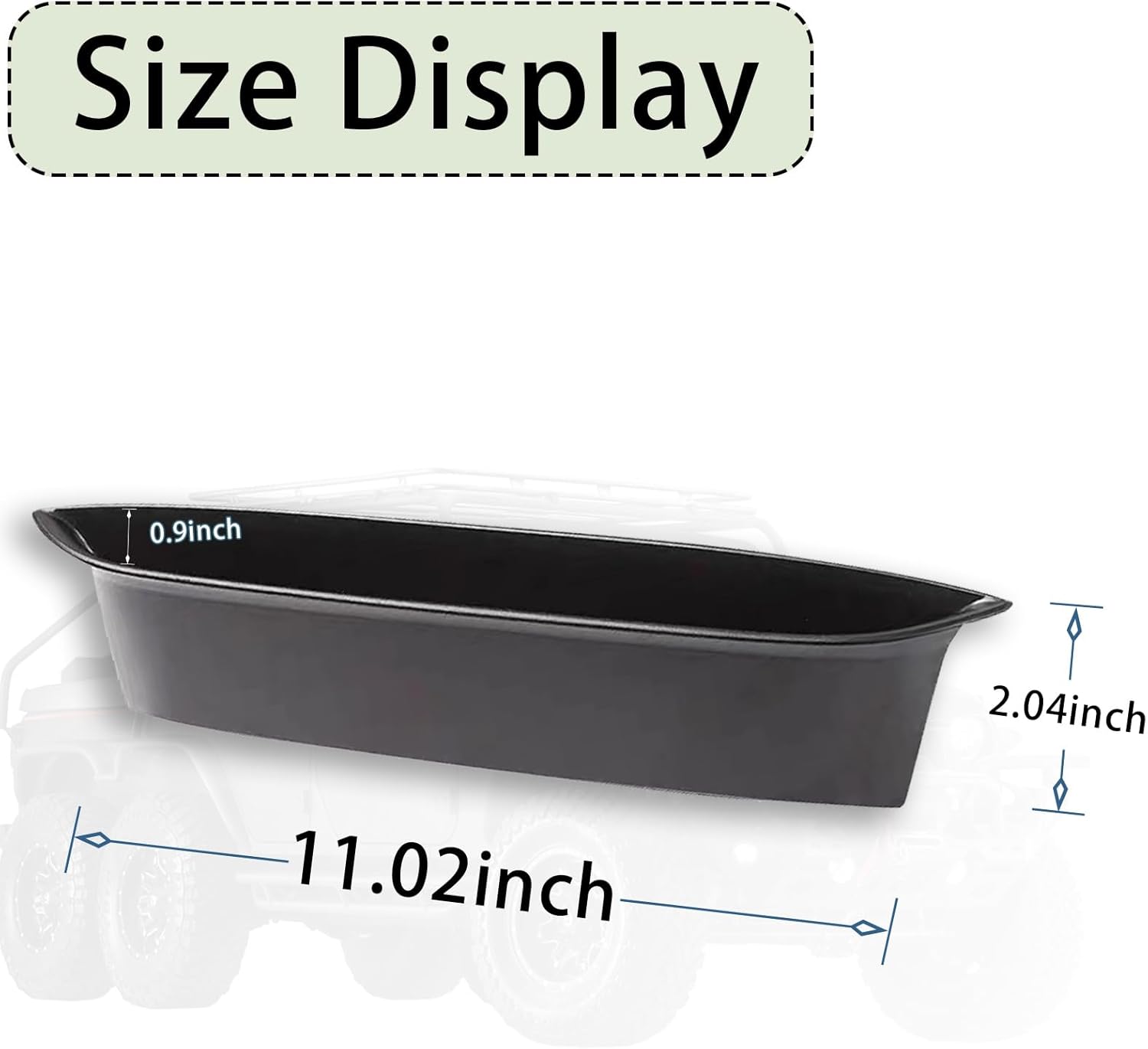 1 caja de almacenamiento con asa, organizador de bandeja de almacenamiento para pasajeros, caja de accesorios compatible con Jeep Wrangler JK JKU