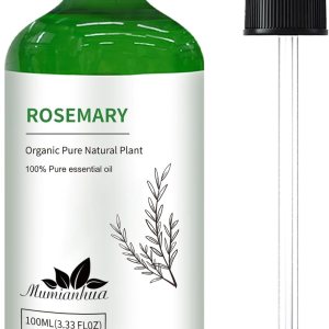 Aceite esencial de romero Mumianhua Aceite puro de romero de grado terapéutico, aceite de aromaterapia de romero para piel, cabello, difusor, Aceite esencial de romero Mumianhua Aceite puro de romero de grado terapéutico, aceite de aromaterapia de romero para piel, cabello, difusor,