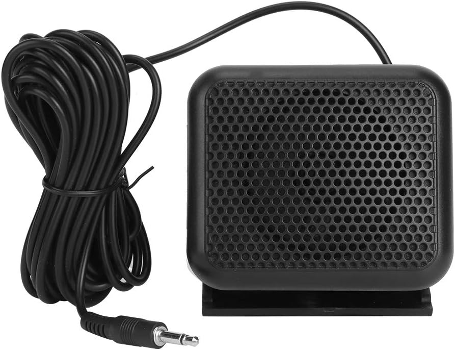 Bediffer Altavoz externo, mini NSP 100 Radio bidireccional CB reemplazo de radio de coche para Yaesu FT 847 pies 920 pies 950 pies 2000