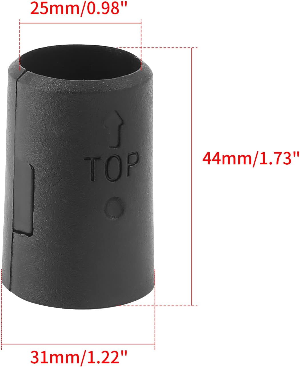 Paquete de 52 clips de bloqueo de estante de alambre para poste de 1 pulgada, clips de estante de alambre de reemplazo para sistema de estantería de