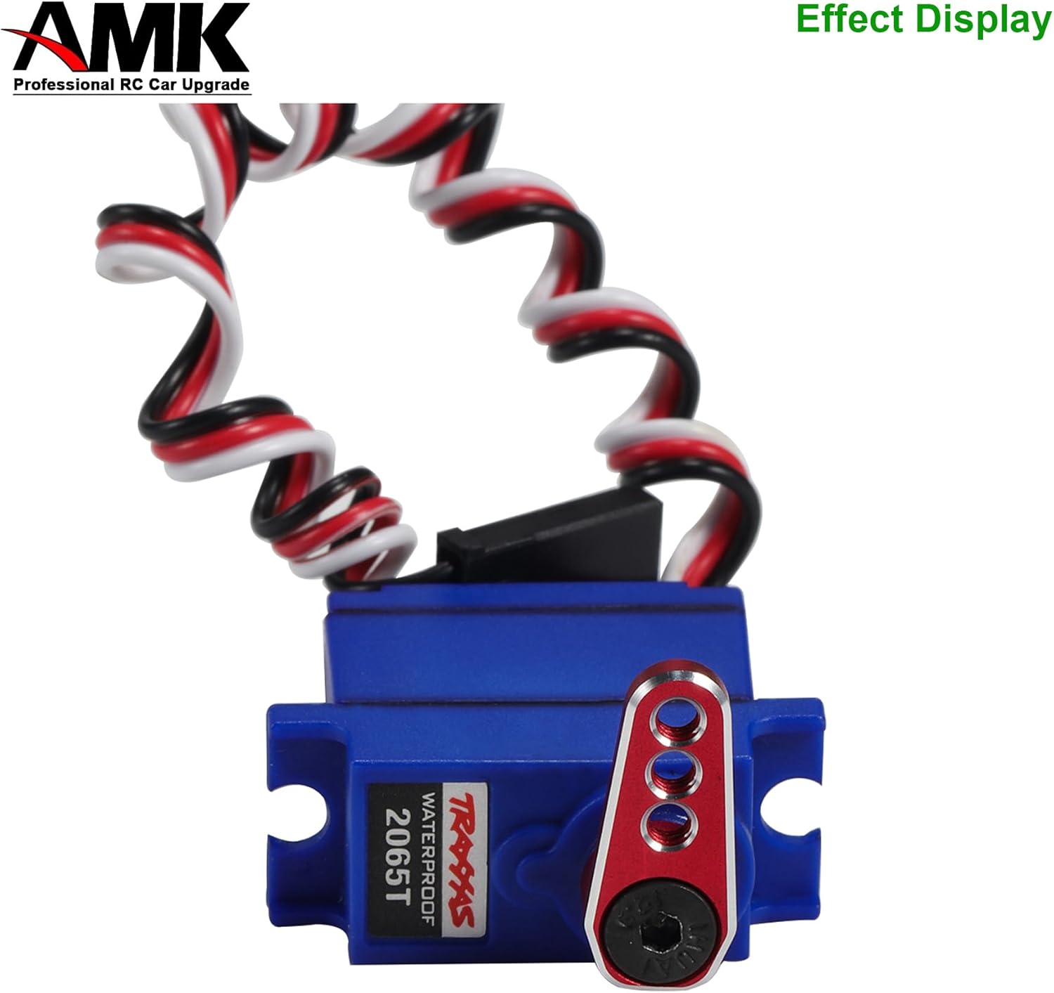 TRX4M actualiza Aluminio CNC 25T Servo Cuernos Brazo de dirección para 118 RC Crawler 97054-1 97074-1 Accesorios (azul)