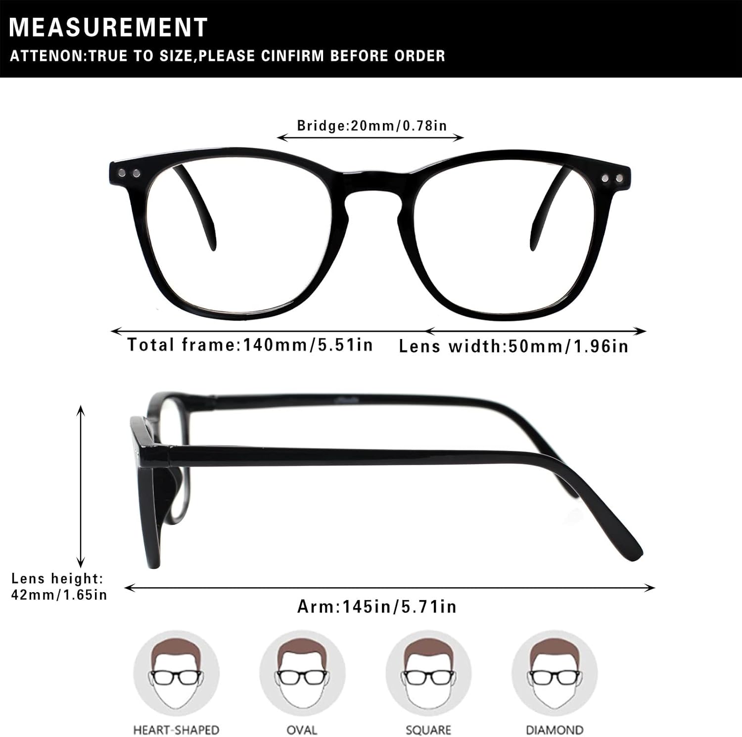 Henotin Paquete de 3 lentes de lectura con bloqueo de luz azul, lectores de computadora con bisagra de resorte para hombres y mujeres, anteojos con