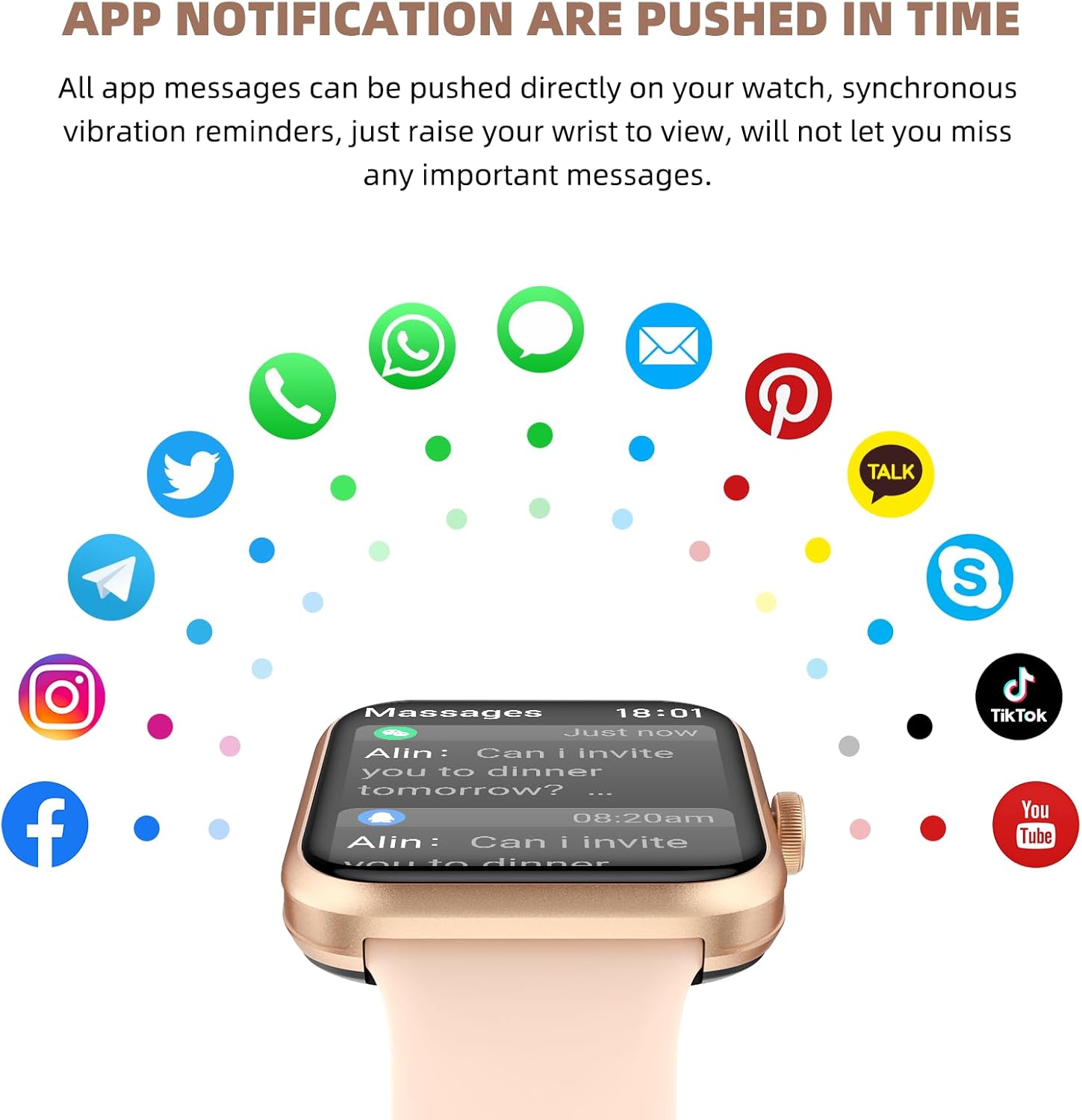 1.81″Smart Watch for Men Women with Bluetooth Call, Smartwatch for Android iOS Phone with Blood Oxygen Heart Rate Sleep Monitor, Fitness Tracker