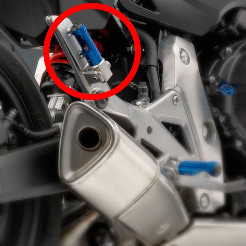 MCMOTOPARTS M-PRO Passenger Rear Footpegs Foot Pegs Silver Compatible with Scrambler 1100 Sport PRO 2020-2021 20 21