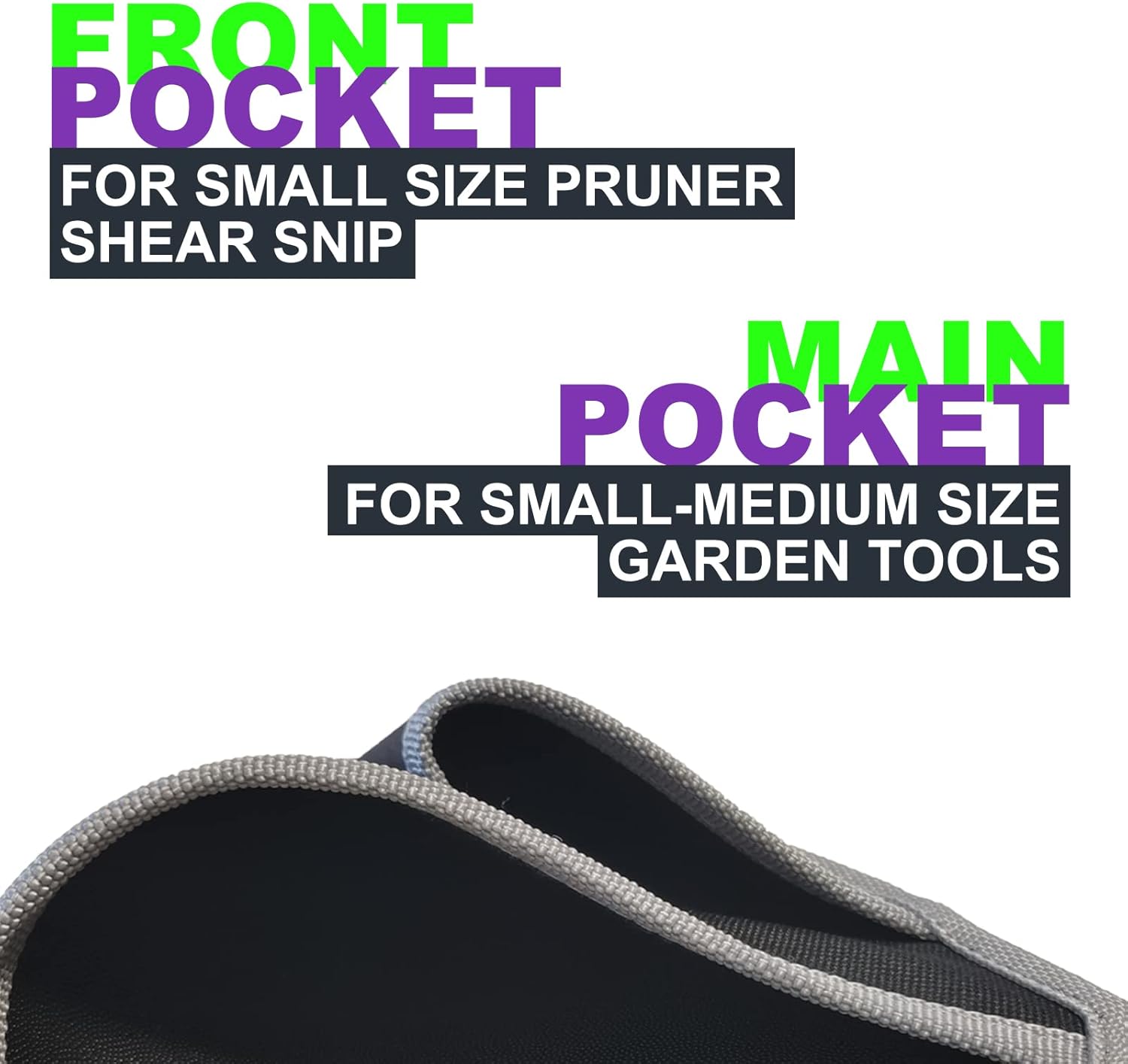 Funda para tijeras de podar, funda de podadora de doble bolsillo, guantes de herramientas de jardín, funda protectora para podadora de mano, soporte