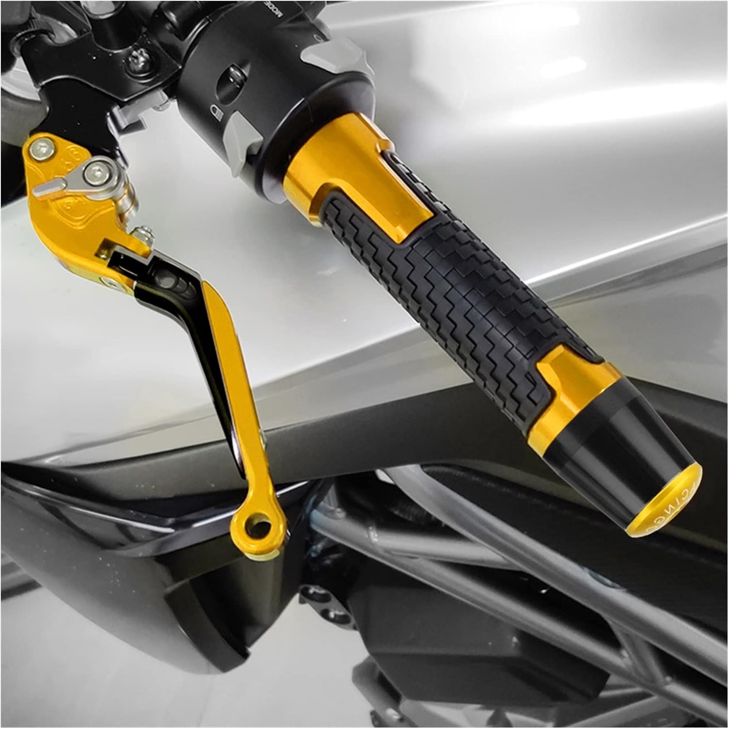 Extremos de manillar de motocicleta para Yamaha XTZ125 XTZ 125 2021 2022 2023 78 ”22MM Agarres Tapas antivibración Silder Plugs End