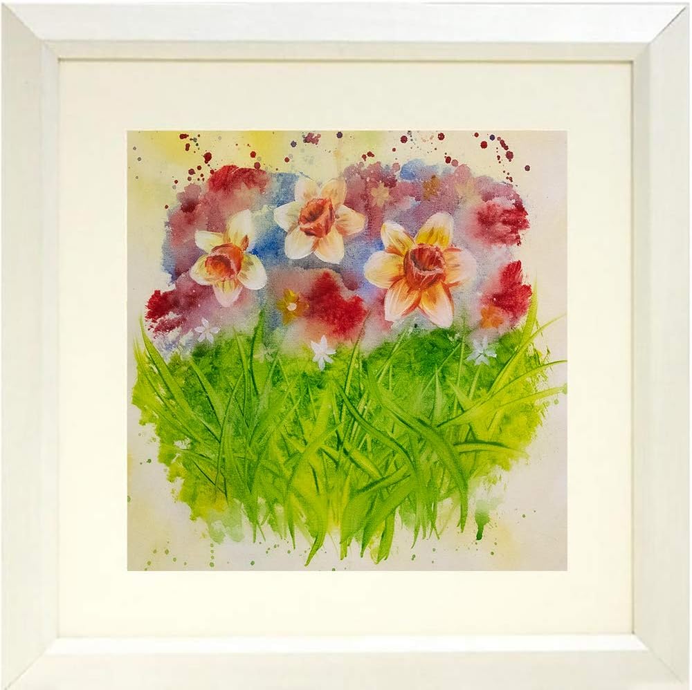 Buyartforless Enmarcado Bloom por Ed Capeau – Pintura de arte mate