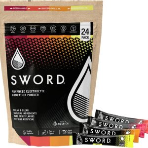 Sword All-Natural Premium Advanced – Paquetes de polvo de hidratación con electrolitos, reposición rápida, mezcla de bebida de recuperación, nada Sword All-Natural Premium Advanced – Paquetes de polvo de hidratación con electrolitos, reposición rápida, mezcla de bebida de recuperación, nada