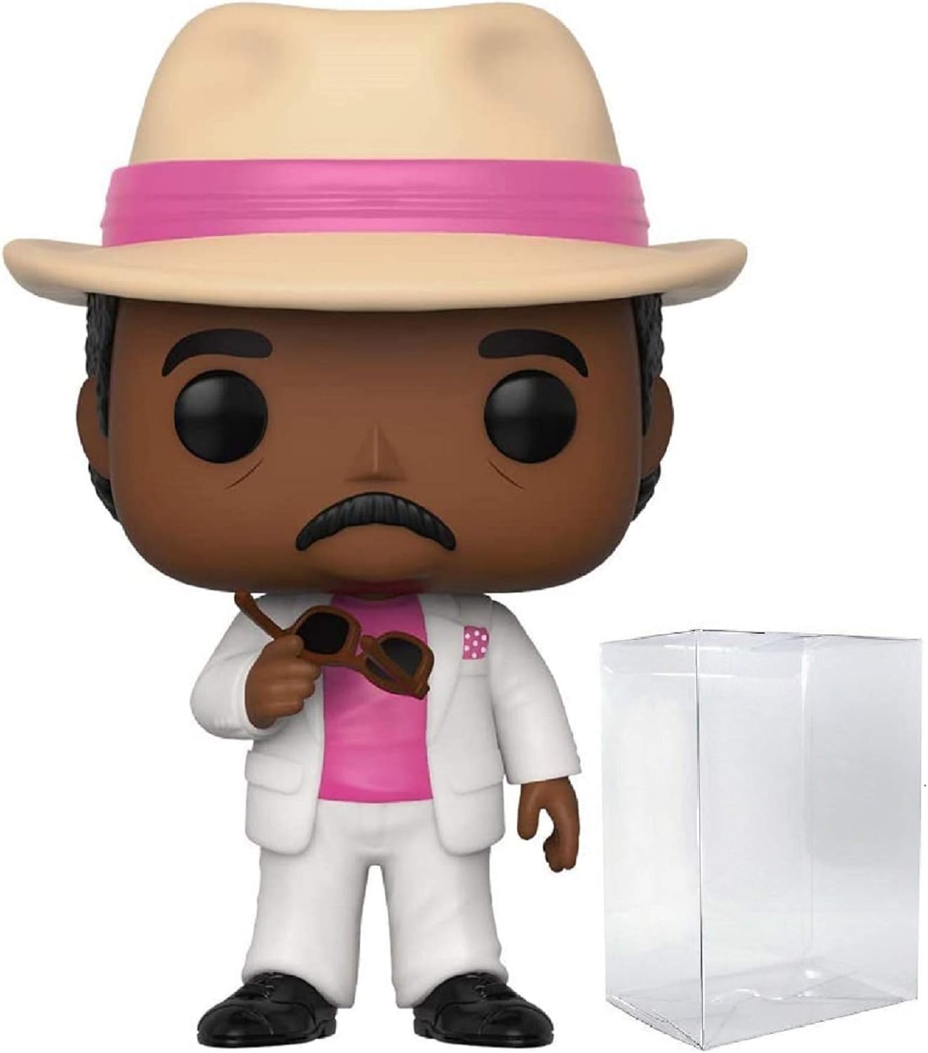 POP The Office – Florida Stanley Hudson Funko Pop! Figura de vinilo (paquete con funda protectora compatible con POP Box), multicolor, 3.75 pulgadas