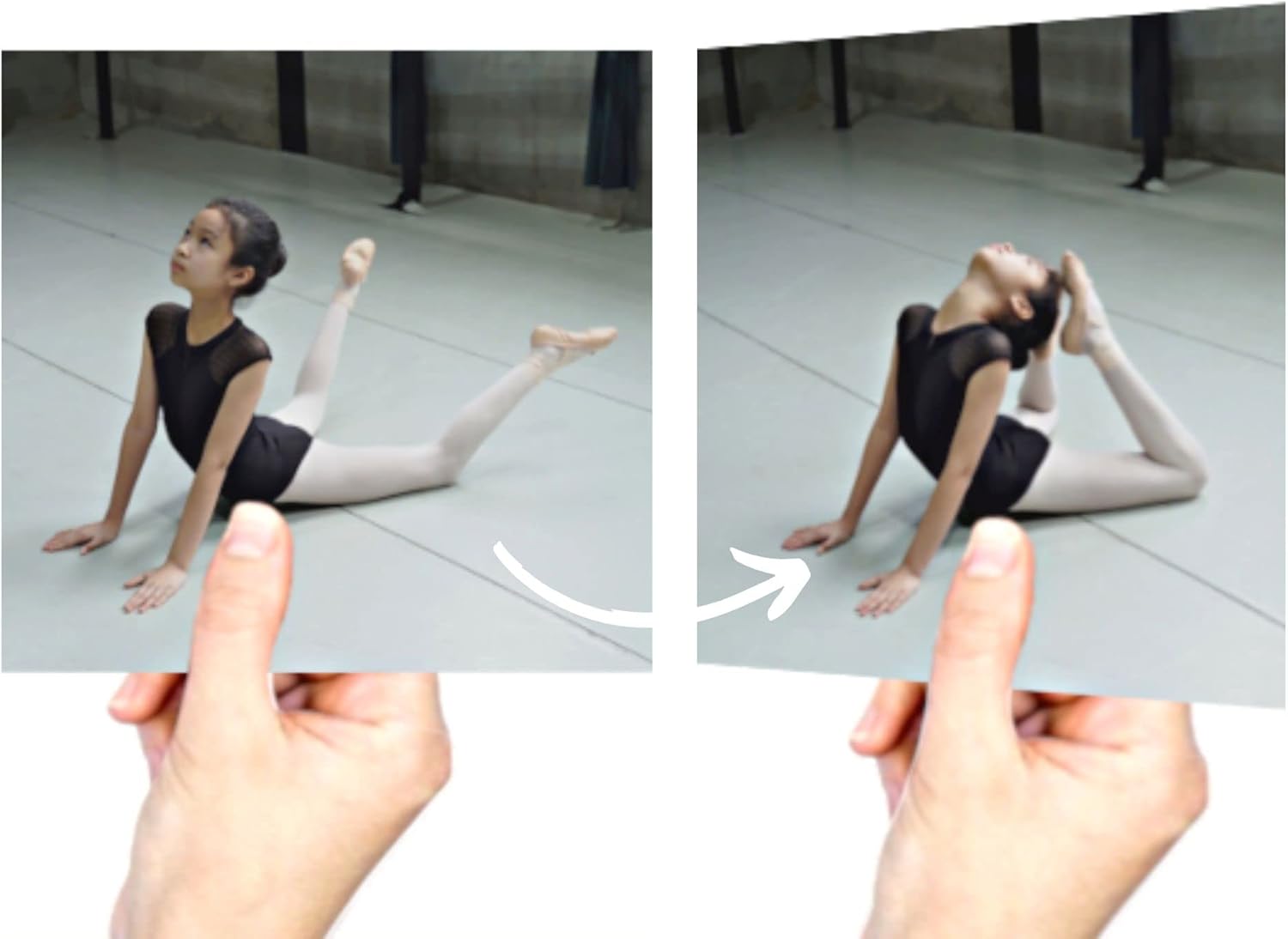 3dreactions Foto lenticular personalizada Flip Picture FLOTO, volteando imágenes hechas a medida de tus fotos pasan de una imagen a otra mientras la