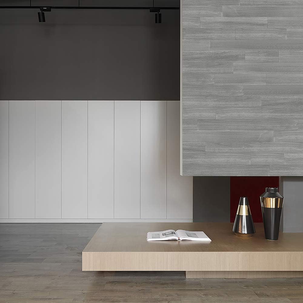 LuxeWall Empress – Paneles decorativos de madera real con tablones de pared, decoración de pared de lujo, muestra de 7 pulgadas