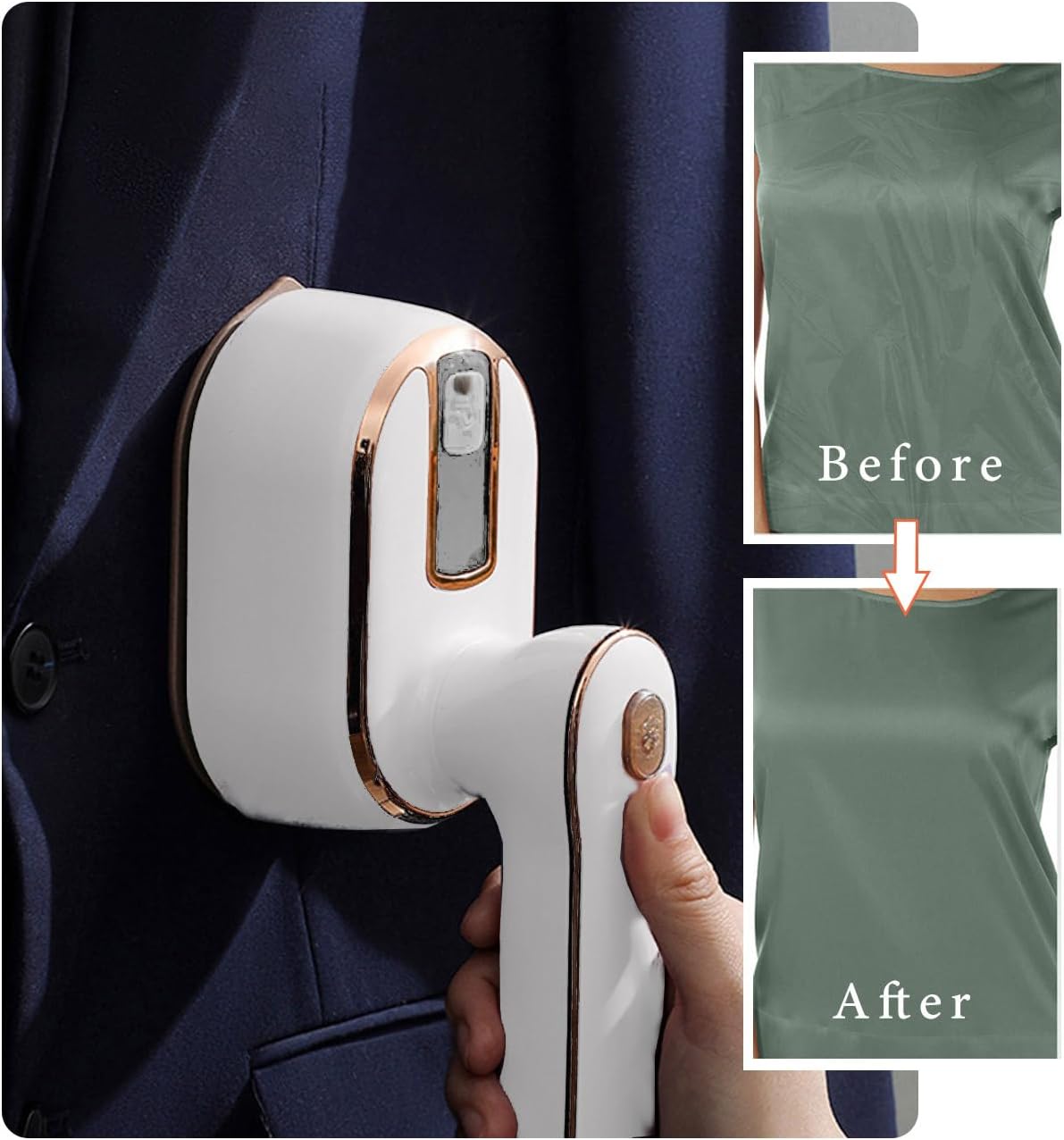 Plancha de vapor para ropa de viaje Mini plancha de vapor portátil de mano de tamaño pequeño, ropa de mano, vaporizadores, plancha a de vapor para