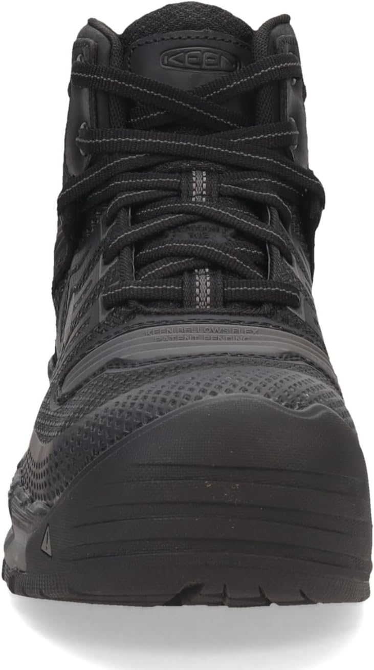KEEN Utility Kansas City Botas de trabajo atléticas impermeables con punta compuesta KBF de altura media para hombre