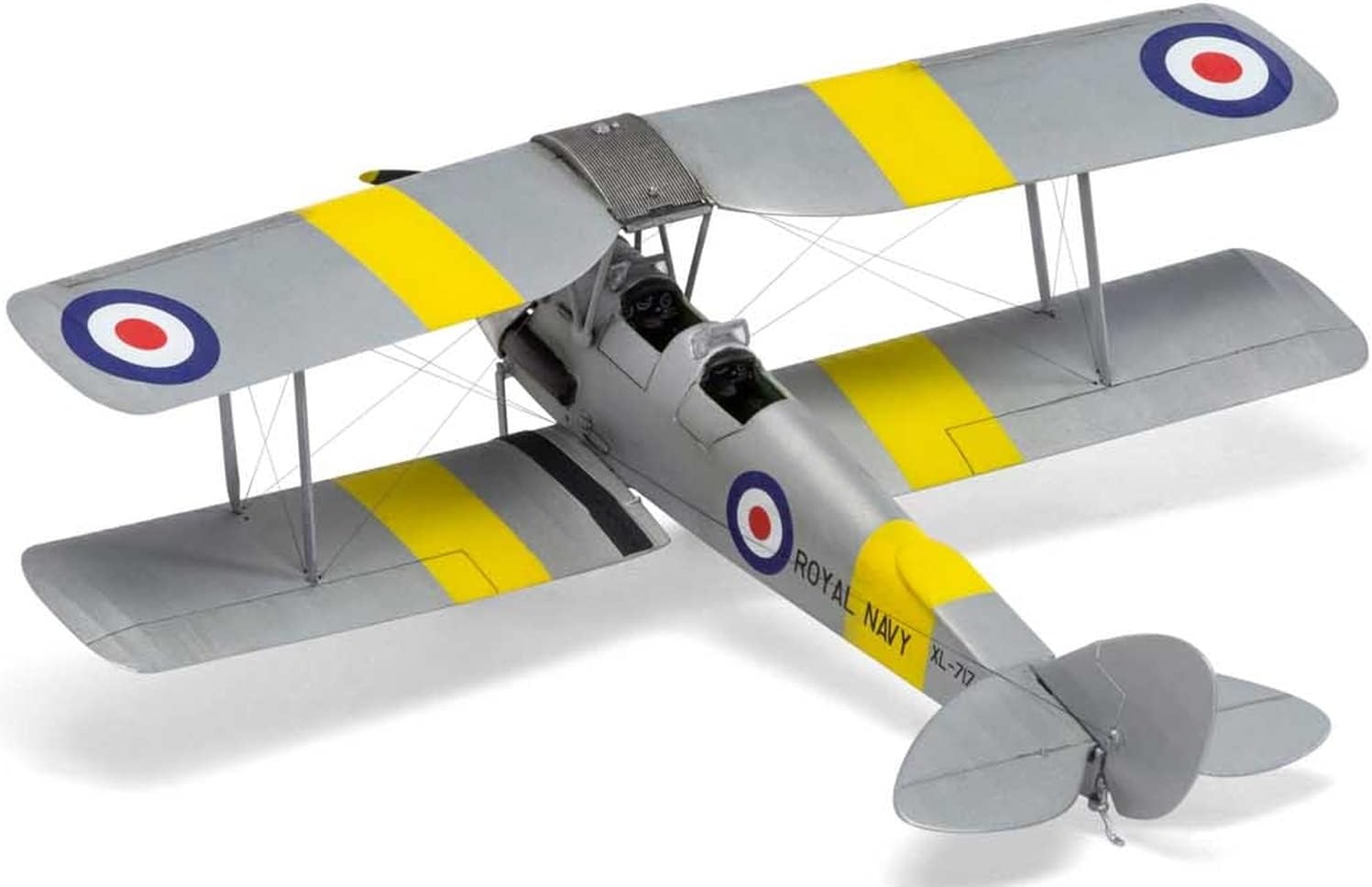 Airfix De Havilland DH.82a Tiger Moth 172 Kit de modelo de plástico de aviación militar A02106