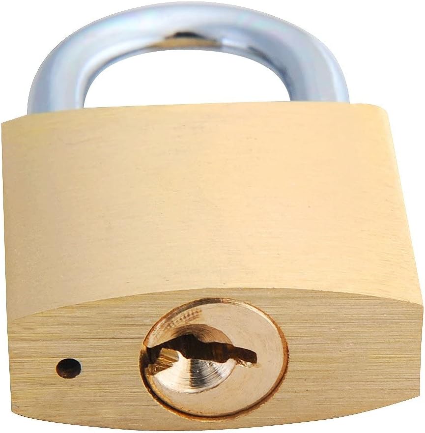 Sepox – Candado de bronce sólido con llave
