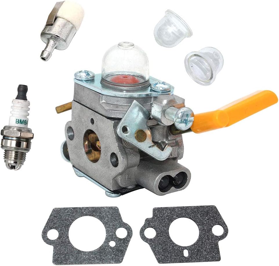 P SeekPro Carburador para Homelite Ryobi Ryan Lawnboy Toro 30cc 26cc 25cc Soplador de cuerda RY26500 RY29550 RY09600 RY52014 RY30000 BC30 RY30004