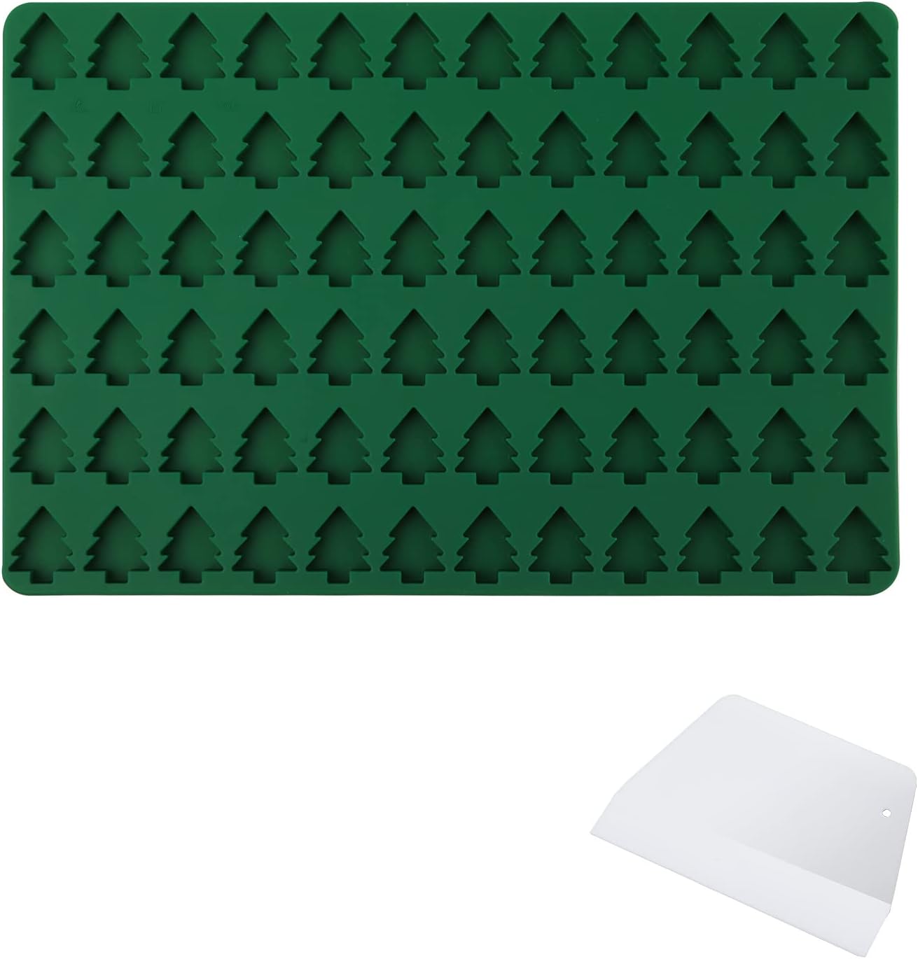 TOYMIS Moldes de chocolate de Navidad, moldes de silicona de Navidad para hornear antiadherentes, mini moldes de silicona para dulces de chocolate