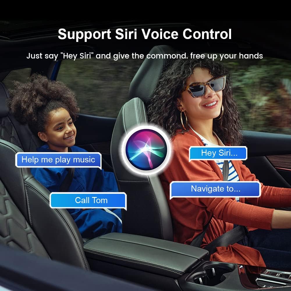Adaptador inalámbrico Apple CarPlay, velocidad más rápida, conexión automática, Plug & Play, configuración súper fácil, para coches CarPlay con