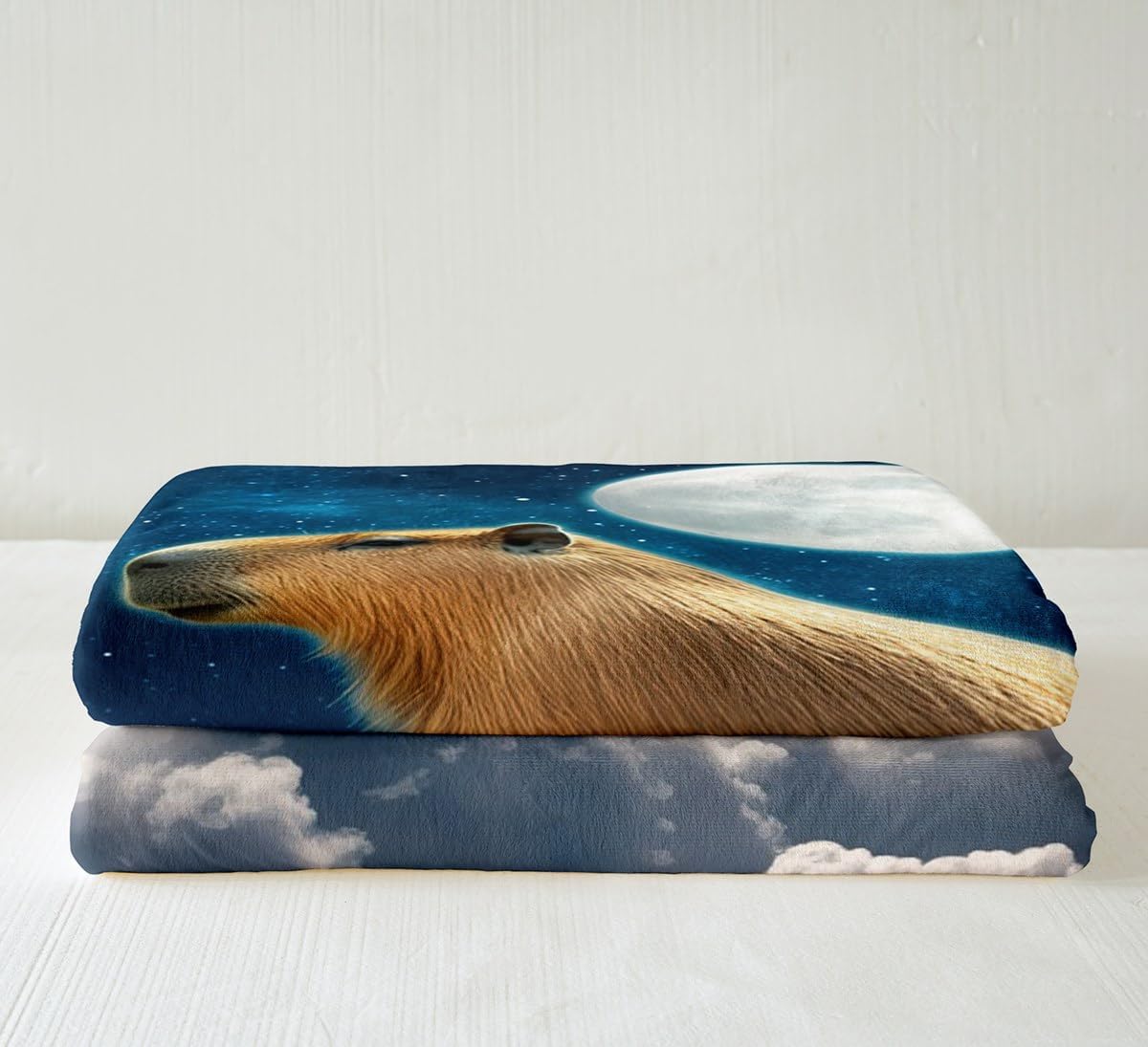Capybaras – Manta mullida para niños, 40 x 50 pulgadas, manta de forro polar de animales 3D de dibujos animados, divertido animal roedor para