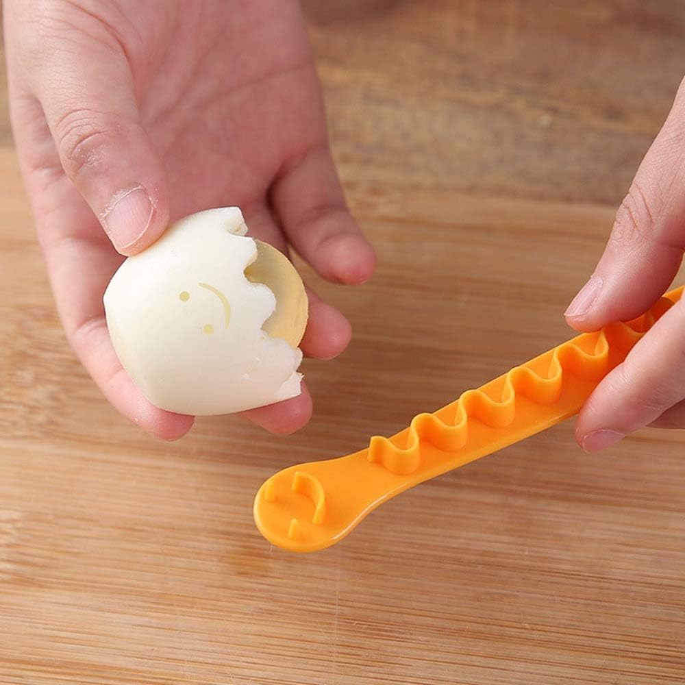Huevos cortados de lujo Huevos Cocidos Cortador de Huevos en Forma de Flor Herramienta Huevos Hervidos Hogar Cortar Flor Shaper Gadget de Cocina