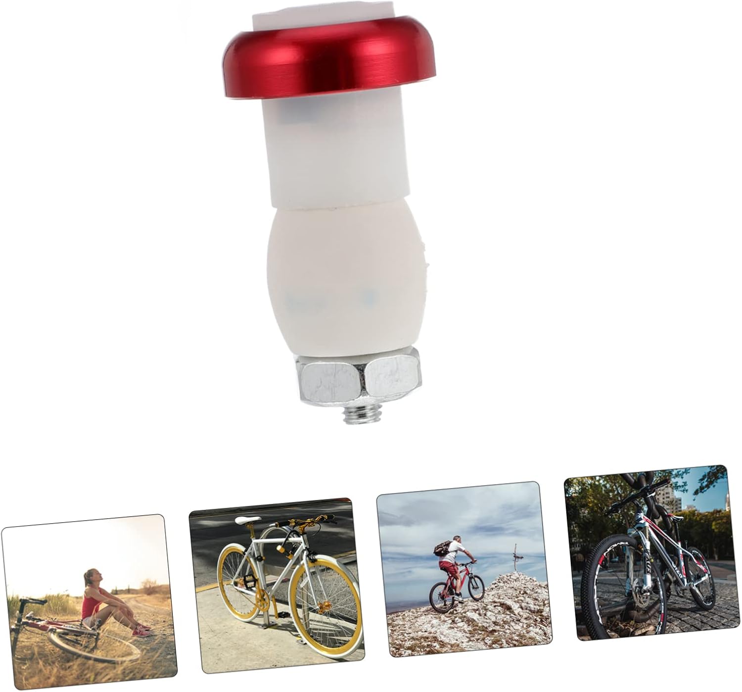 YARNOW 4 luces para manillar de bicicleta, luz de giro de seguridad, luz de giro para manillar de bicicleta, luz de señal de giro para bicicleta,