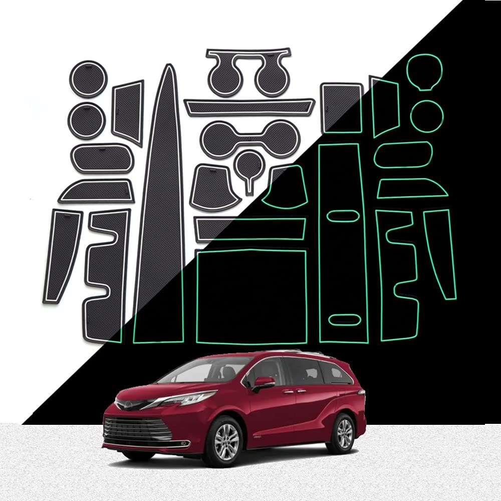 Accesorios para el interior del automóvil, tapete de almacenamiento para puerta, tapete para portavasos, a prueba de polvo, antideslizante, soporte