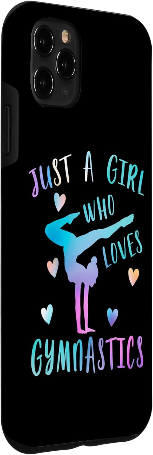 Funda para iPhone 11 Pro Max Cool Gymnastic Sport Lover Art para mujeres y niñas
