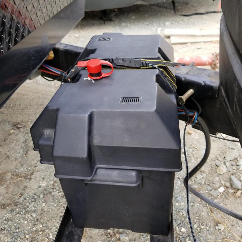 Ampper Kit de interruptor de desconexión de batería, interruptor de batería maestro de apagado de energía para automóviles marinos, barcos,