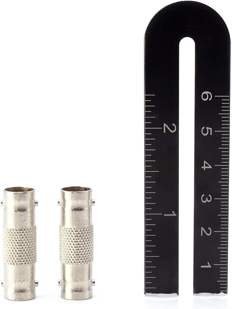 THE CIMPLE CO Conectores BNC, acoplador hembra a hembra, paquete de 25, adaptador (conector de barril) para cámara de seguridad CCTV, SDI, HD-SDI