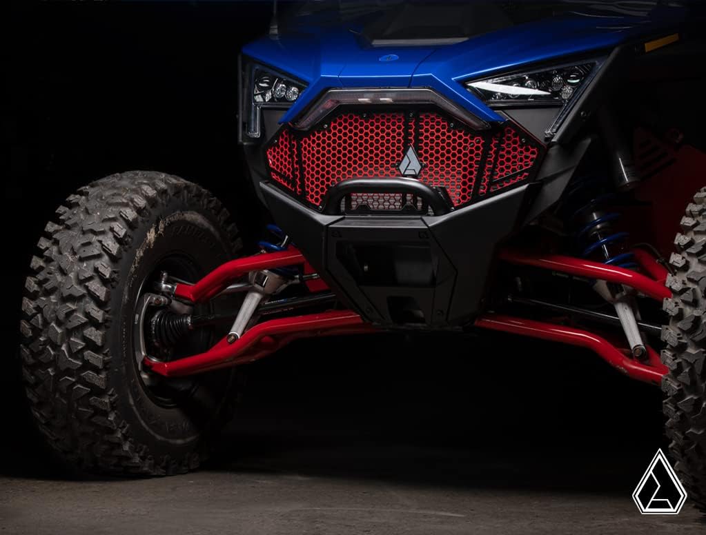 Assault Industries Hellfire V2 – Rejilla frontal para Polaris RZR Turbo RPro R, color rojo, diseño de 3 piezas para una fácil personalización
