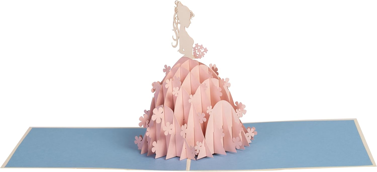 iGifts And Cards Happy La Quinceañera – Tarjeta de felicitación 3D desplegable  15 cumpleaños, fiesta rosa, regalo de membrillo feliz, rosa, baile
