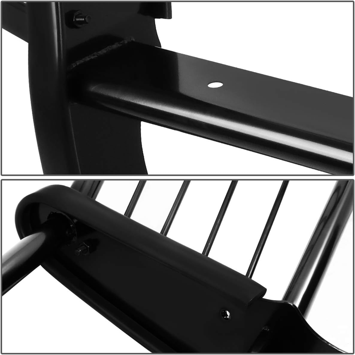 DNA Motoring GRILL-G-008-BK – Protector de rejilla para cepillo de parachoques delantero, compatible con 00-02 SilveradoSierra 2500HD 3500HD