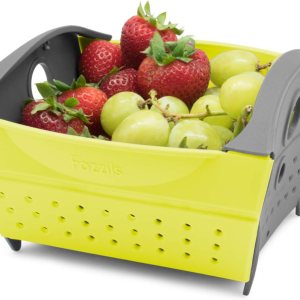 Fozzils Mini colador Snap Fold de 1 cuarto de galón, verde (516119) Fozzils Mini colador Snap Fold de 1 cuarto de galón, verde (516119)